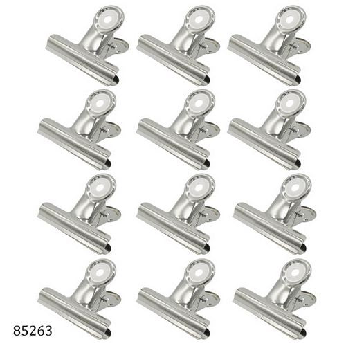 Gift To Love | Round Clips S S 63mm 12pcs Box | Code : 85263