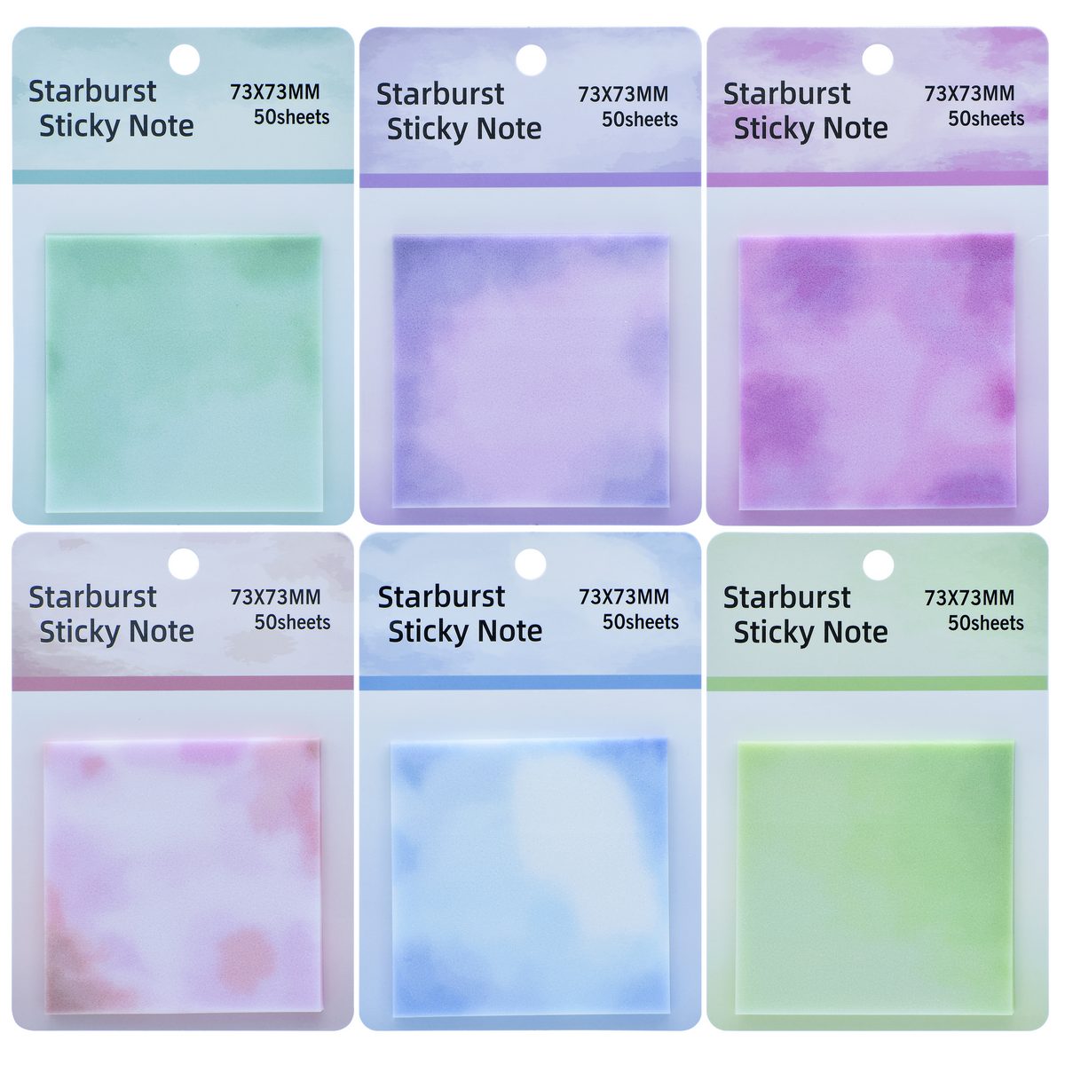 Gift To Love | Sticky Note Transparent Glitter | Size : 76 Mm X 76 Mm | Pcs : 50 Sheets | Code : 8896