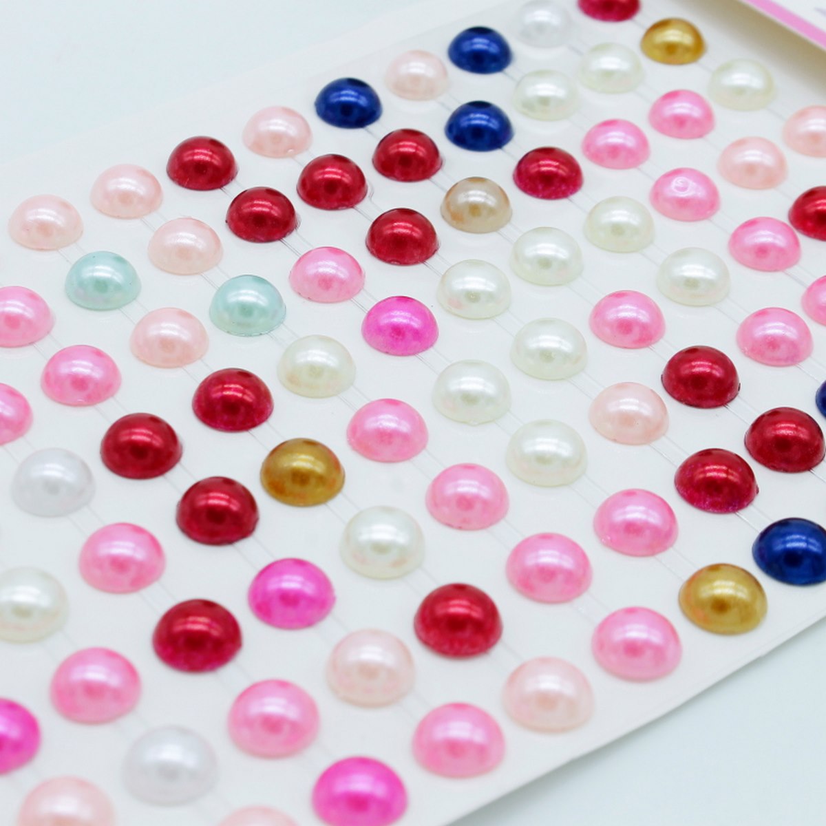 Gift To Love | Sticker Pearl | Color : Multi Colour | Pcs : 8 Pcs | Code : 8DSSPMC