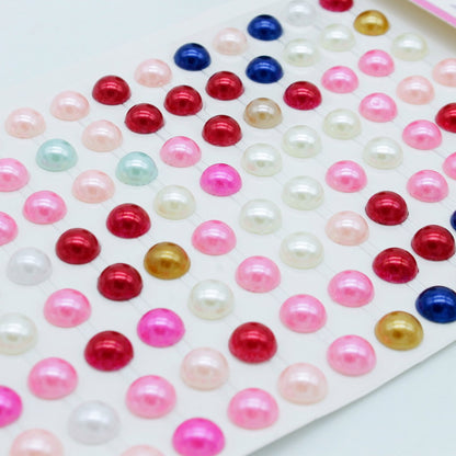 Gift To Love | Sticker Pearl | Color : Multi Colour | Pcs : 8 Pcs | Code : 8DSSPMC