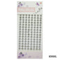 Gift To Love | Sticker Pearl Silver Twinkle Jewel Seal | Pcs : 8 Pcs | Code : 8DSSSL