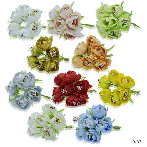 Gift To Love | Art Cloth Flower 60Pcs | Code : 9-83