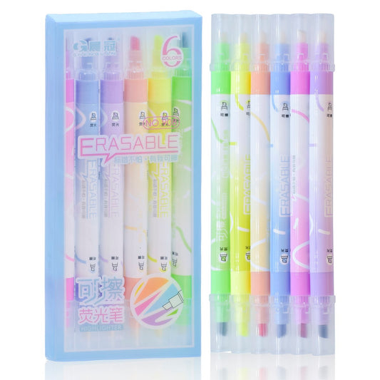 Gift To Love | Erasable Highlighter Marker | Pcs : Set Of 6 Pcs | Code : 908