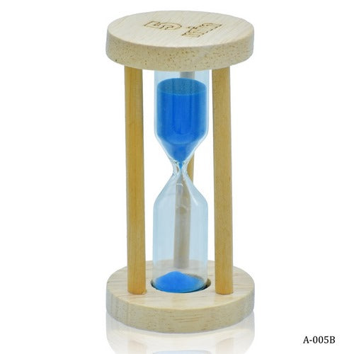Gift To Love | Sand Timer Wooden Round Model 5 Minutes | Code : A-005B