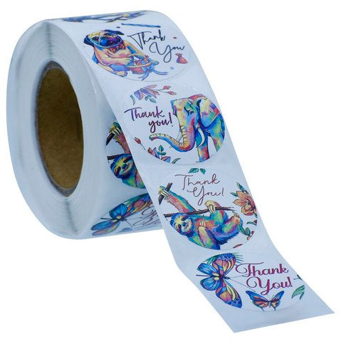 Gift To Love | Paper Tape Round 2.5CM 500 Stick Roll | Code : A-101-G