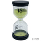 Gift To Love | Sand Timer Plastic Round Glass | Size : 15 Minute | Code : A-11715M