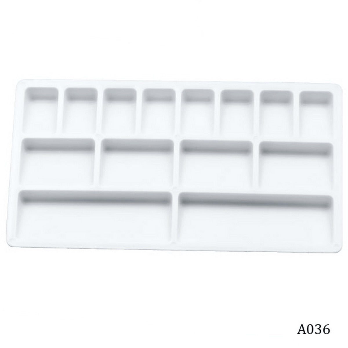 Gift To Love | Colour Mixing Plate Rectangle | Size : Small | Code : A036