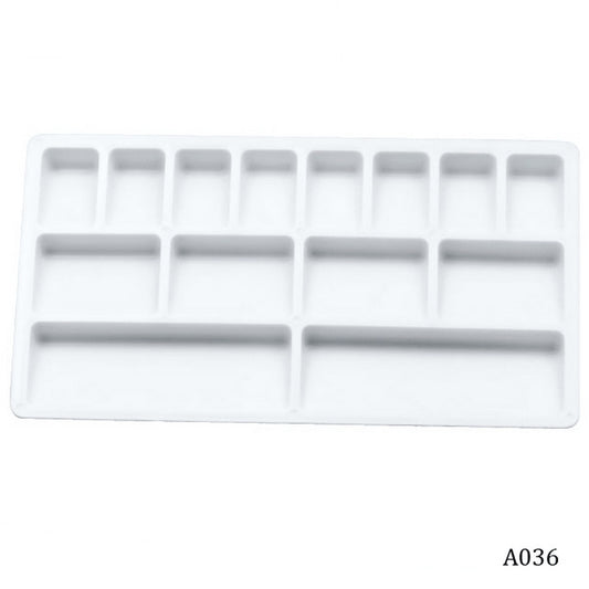 Gift To Love | Colour Mixing Plate Rectangle | Size : Small | Code : A036