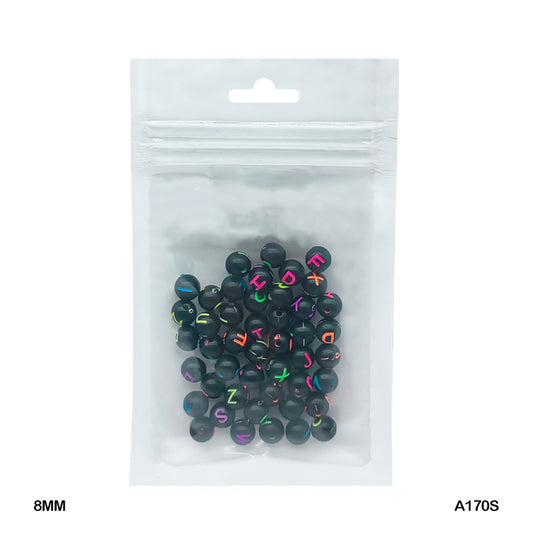 Gift To Love | Bracelet Beads Plastic | Size : 7 Mm | Pcs : 20 Gm | Code : A170S