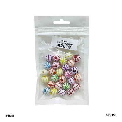 BRACELET BEADS PLASTIC 20GM (A281S) - GIFT TO LOVE