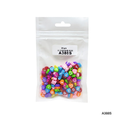 Gift To Love | Bracelet Beads Plastic | Pcs : 20 Gm | Code : A388S