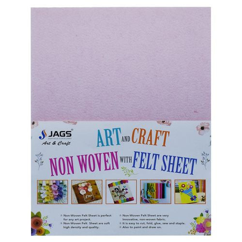 Gift To Love | A3 Nonwoven Felt 10 Sheet Baby Pink | Code : A3BPK102