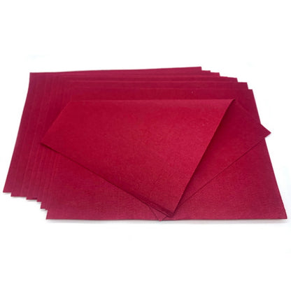 Gift To Love | Nonwoven Felt | Color : Red | Size : A3 | Pcs : 10 Sheets | Code : A3RD050
