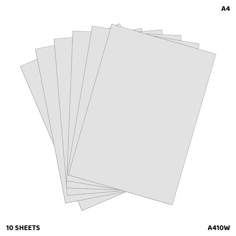Gift To Love | A4 Card Stock | Color : White | Pcs : 10 Sheets | Code : A410W