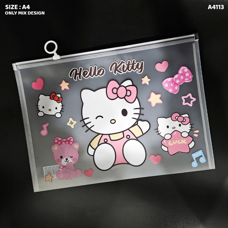 Gift To Love | Cartoon Plastic Zip Bag | Size : A4 | Code : A4113
