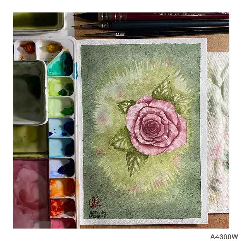 Gift To Love | Water Color Pad | Size : A4 | Pcs : 12 Sheets | Code : A4300W