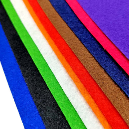 Gift To Love | Nonwoven Felt | Color : Multi Color | Size : A4 | Pcs : 10 Sheets | Code : A4FELT-MC