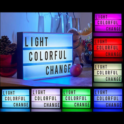 Gift To Love | A4 Led Box Colour Change Remote | Code : A4LCC