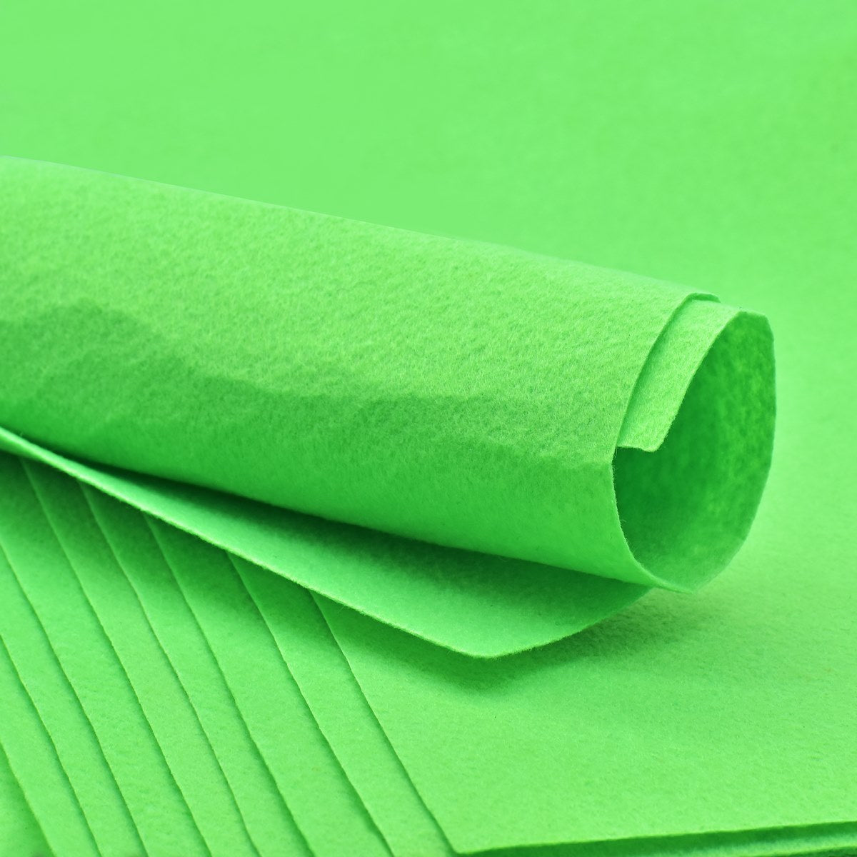 Gift To Love | Nonwoven Felt | Color : Light Green | Size : A4 | Pcs : 10 Sheets | Code : A4LGN102