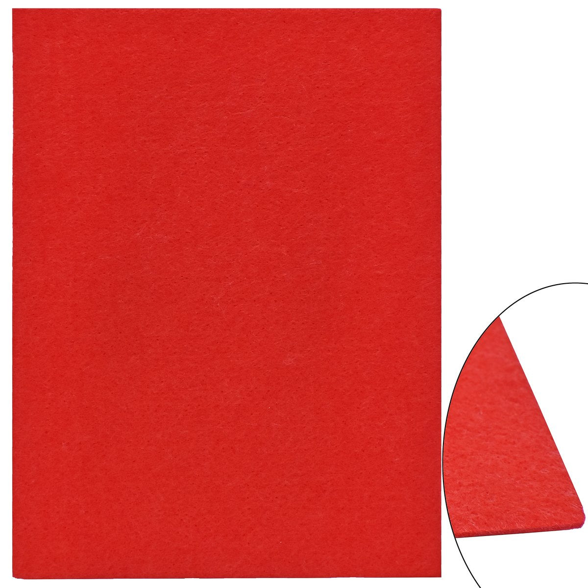 Gift To Love | A4 Nonwoven Felt Sheet | Color : Red | Size : 3 Mm | Code : A4NF3MM-3