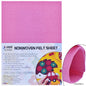 Gift To Love | A4 Nonwoven Felt Sheet | Color : Baby Pink | Size : 3 Mm | Code : A4NF3MM-5