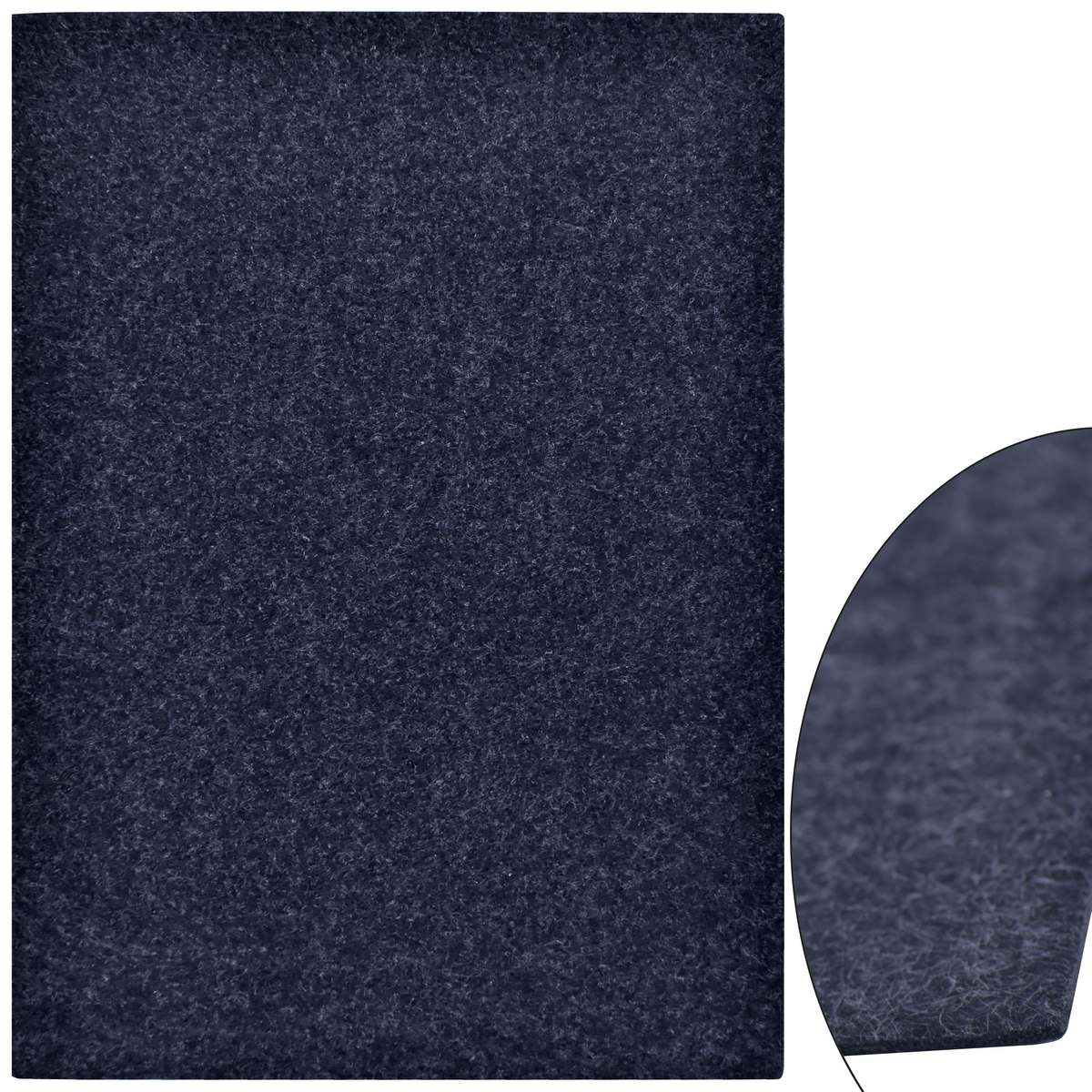 Gift To Love | A4 Nonwoven Felt Sheet | Color : Black Gray | Size : 3 Mm | Code : A4NF3MM-8