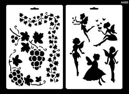 Gift To Love | A4 Stencil Design | Size : A4 | Pcs : 20 Pcs | Code : A4SD