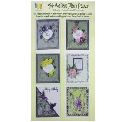 Gift To Love | Wellam Paper Plain A4 | Color : Firozi Blue | Size : A4 | Code : A4WPPFBL