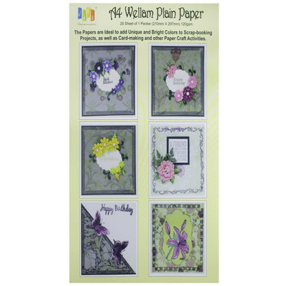 Gift To Love | Wellam Paper Plain A4 | Color : Pakistan Green | Size : A4 | Code : A4WPPPKGN