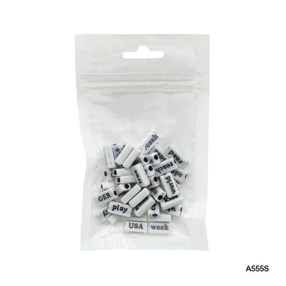 Gift To Love | Bracelet Beads Plastic | Pcs : 20 Gm | Code : A555S