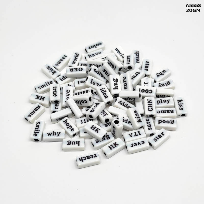 Gift To Love | Bracelet Beads Plastic | Pcs : 20 Gm | Code : A555S