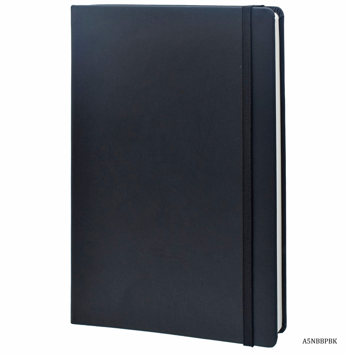 Gift To Love | Notebook Journal With Elastic | Color : Black | Size : A5 | Pcs : 160 Pages | Code : A5NBBPBK
