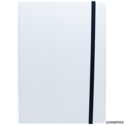 Gift To Love | Notebook Journal With Elastic | Color : White | Size : A5 | Pcs : 160 Pages | Code : A5NBBPWE