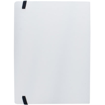 Gift To Love | Notebook Journal With Elastic | Color : White | Size : A5 | Pcs : 160 Pages | Code : A5NBBPWE