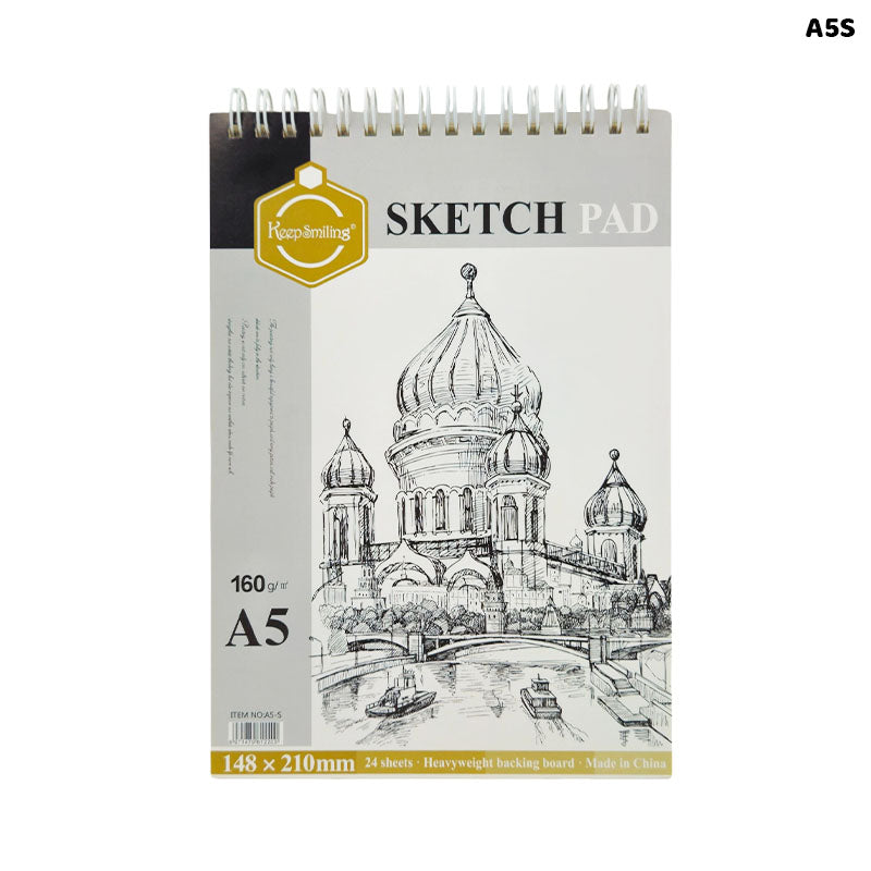 Gift To Love | A5 Sketch Pad | Size : 210 X 148 Mm | Pcs : 24 Page | Code : A5S