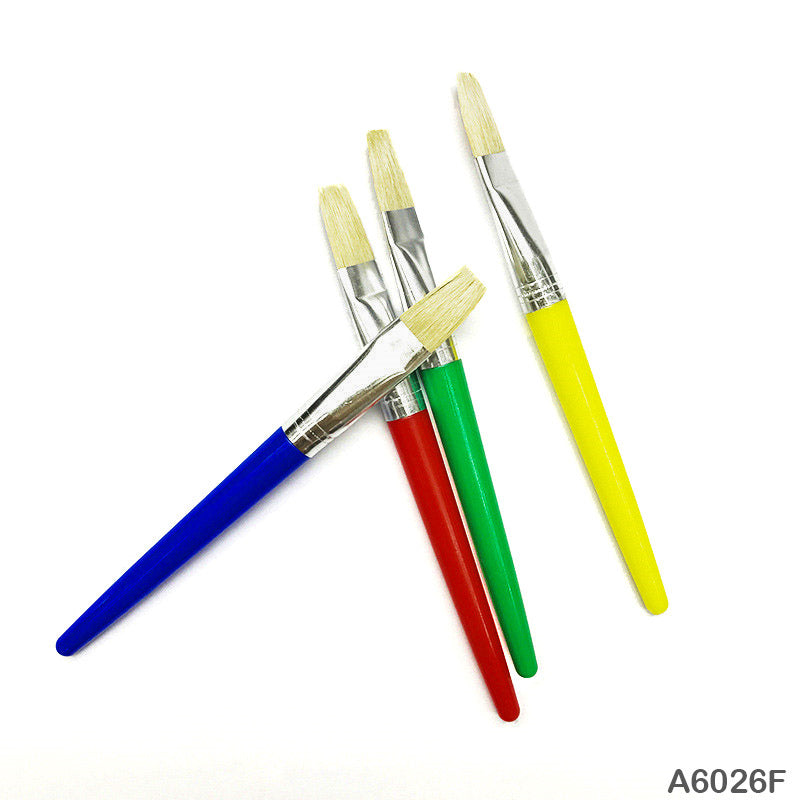 4 Pcs Paint Brush Flat