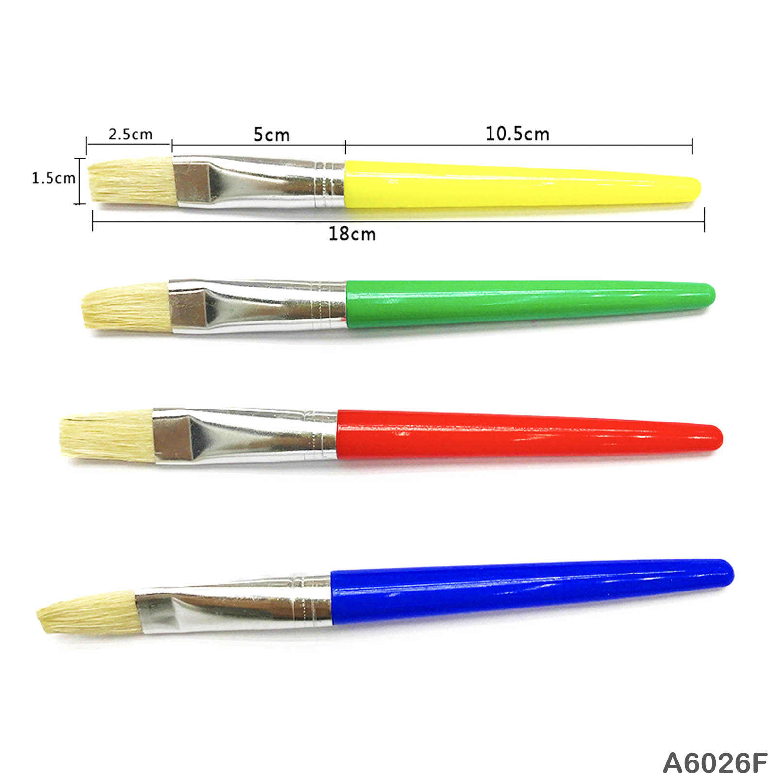 4 Pcs Paint Brush Flat-Gift To Love-Art & Craft