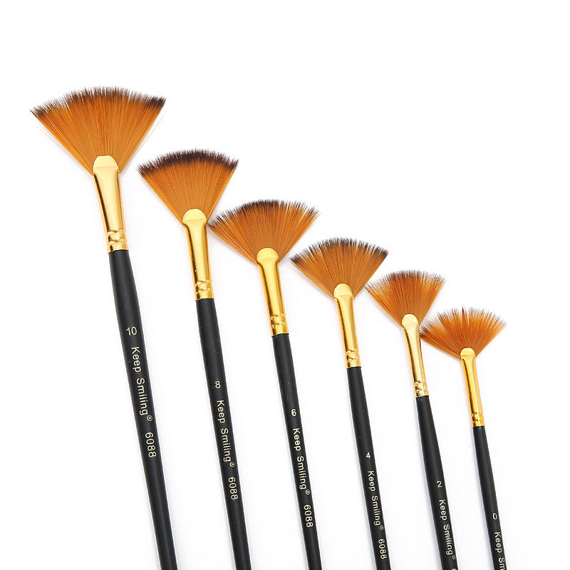 6Pc Fan Brush (A6088)
