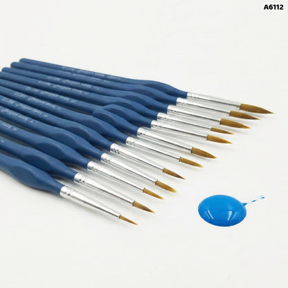 Gift To Love | Paint Brush Set Drum Box | Pcs : 12 Pc | Code : A6112