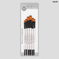Gift To Love | Paint Brush White Handle | Pcs : 6 Pcs | Code : A6129F