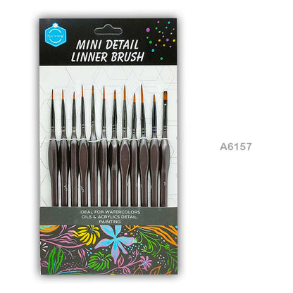 Gift To Love | Paint Brush Ultra Thin | Pcs : 12 Pcs | Code : A6157