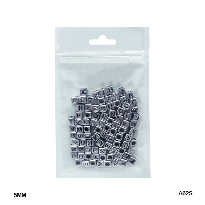 Gift To Love | Bracelet Beads Plastic | Size : 6 Mm | Pcs : 20 Gm | Code : A62S