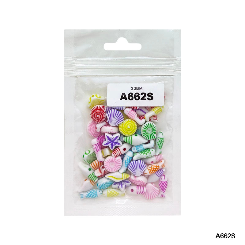 Gift To Love | Bracelet Beads Plastic | Pcs : 20 Gm | Code : A662S