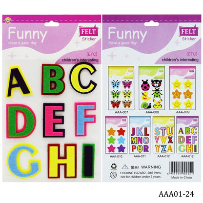 Gift To Love | Sticker Felt Mix Design | Code : AAA01-24