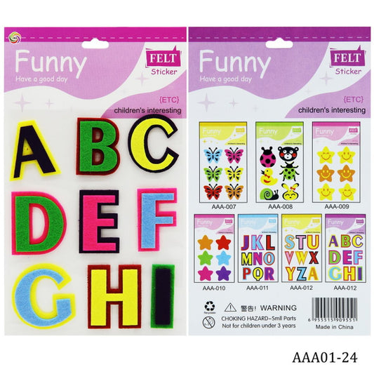 Gift To Love | Sticker Felt Mix Design | Code : AAA01-24