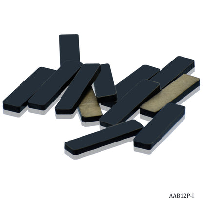 Gift To Love | Acrylic Alphabet | Color : Black | Pcs : 12 Pcs Set | Code : AAB12P-I