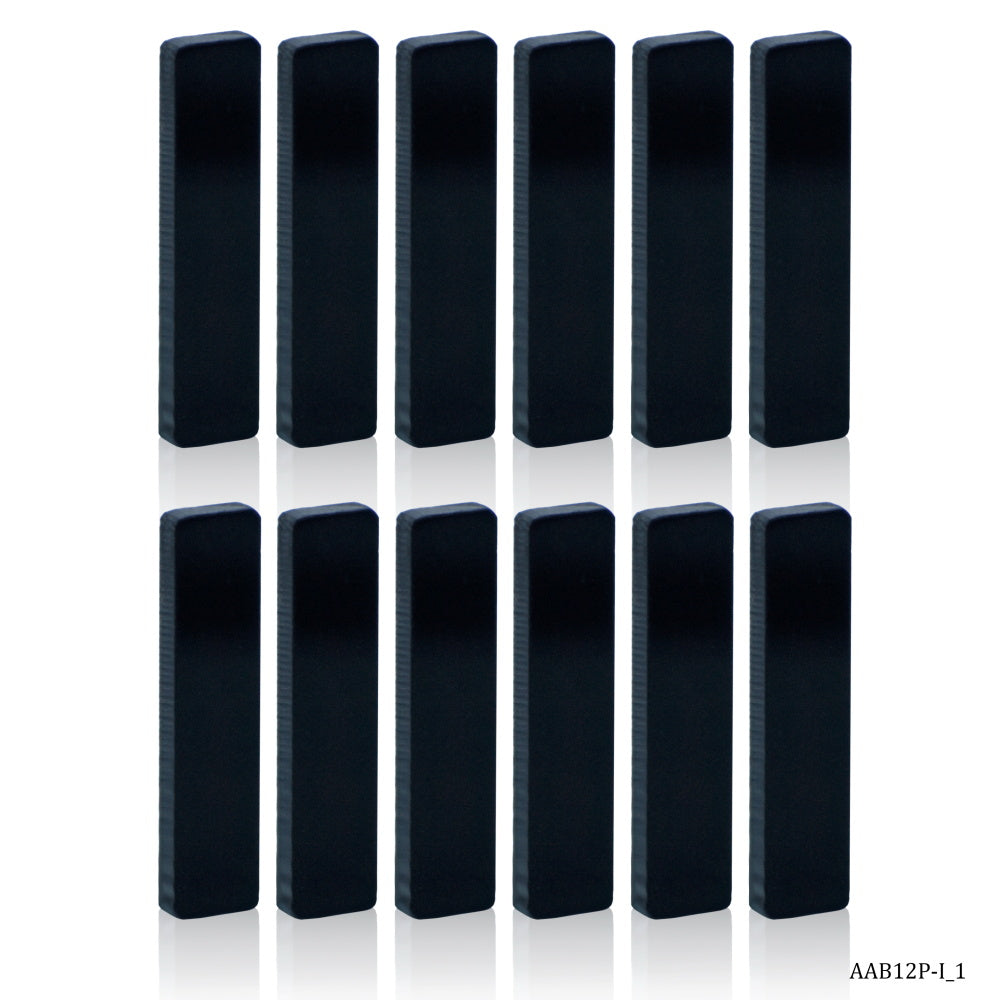 Gift To Love | Acrylic Alphabet | Color : Black | Pcs : 12 Pcs Set | Code : AAB12P-I