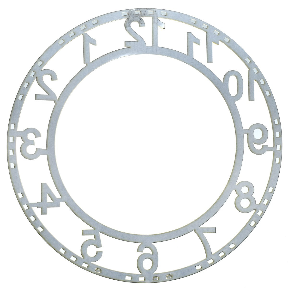 Gift To Love | Acrylic Clock Frame Numerical | Color : Gold | Size : 12 Inch | Code : ACFN120