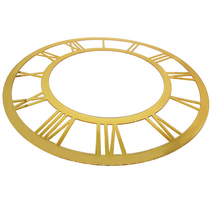 Gift To Love | Acrylic Clock Frame Roman Numbers | Color : Gold | Size : 12 Inch | Code : ACFR120