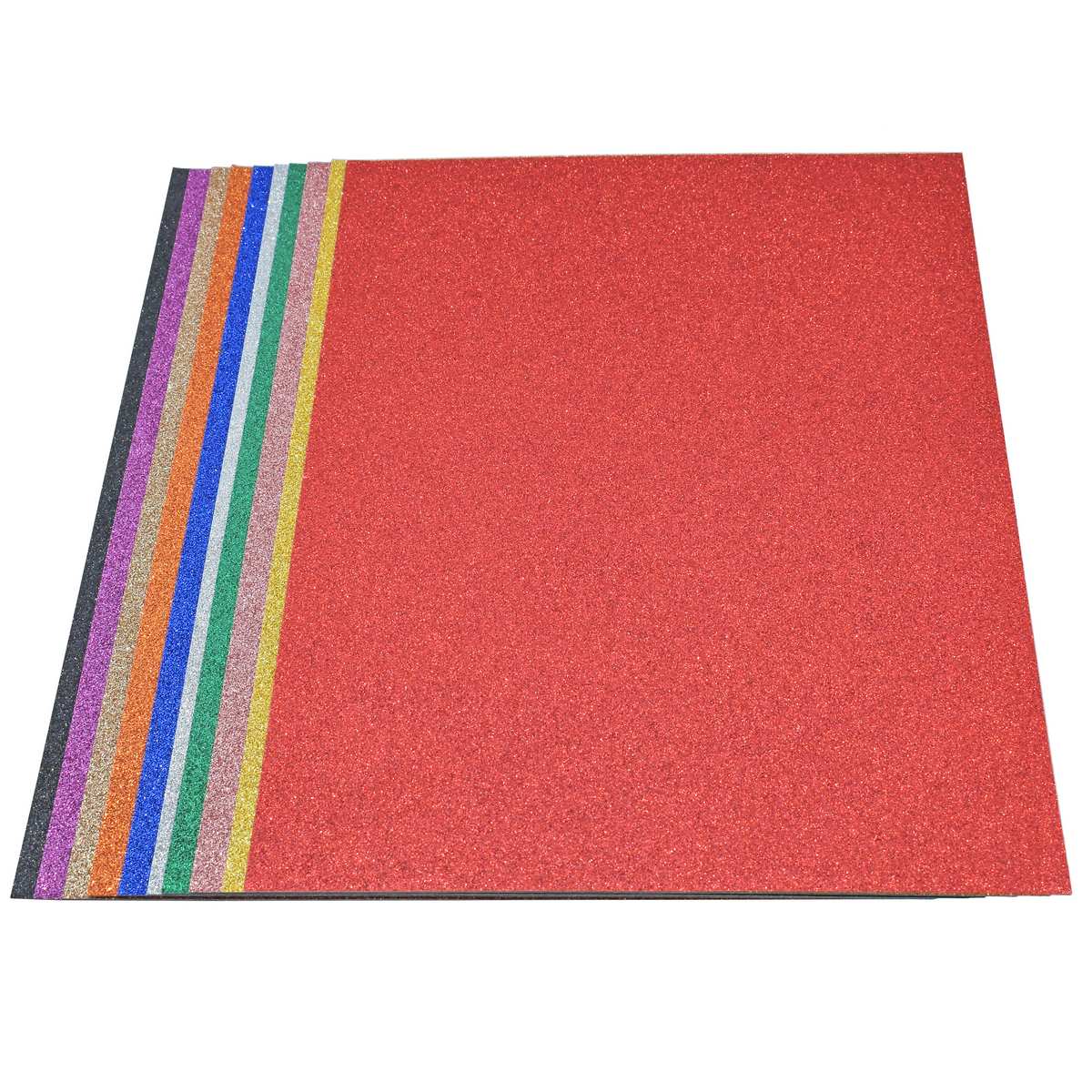Gift To Love | A4 Diamond Glitter Paper | Color : Multi Colour | Pcs : 10 Pcs | Code : ADGP10P-M